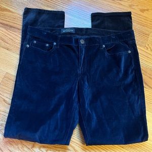 J. Crew matchstick sateen dark blue pants size 32